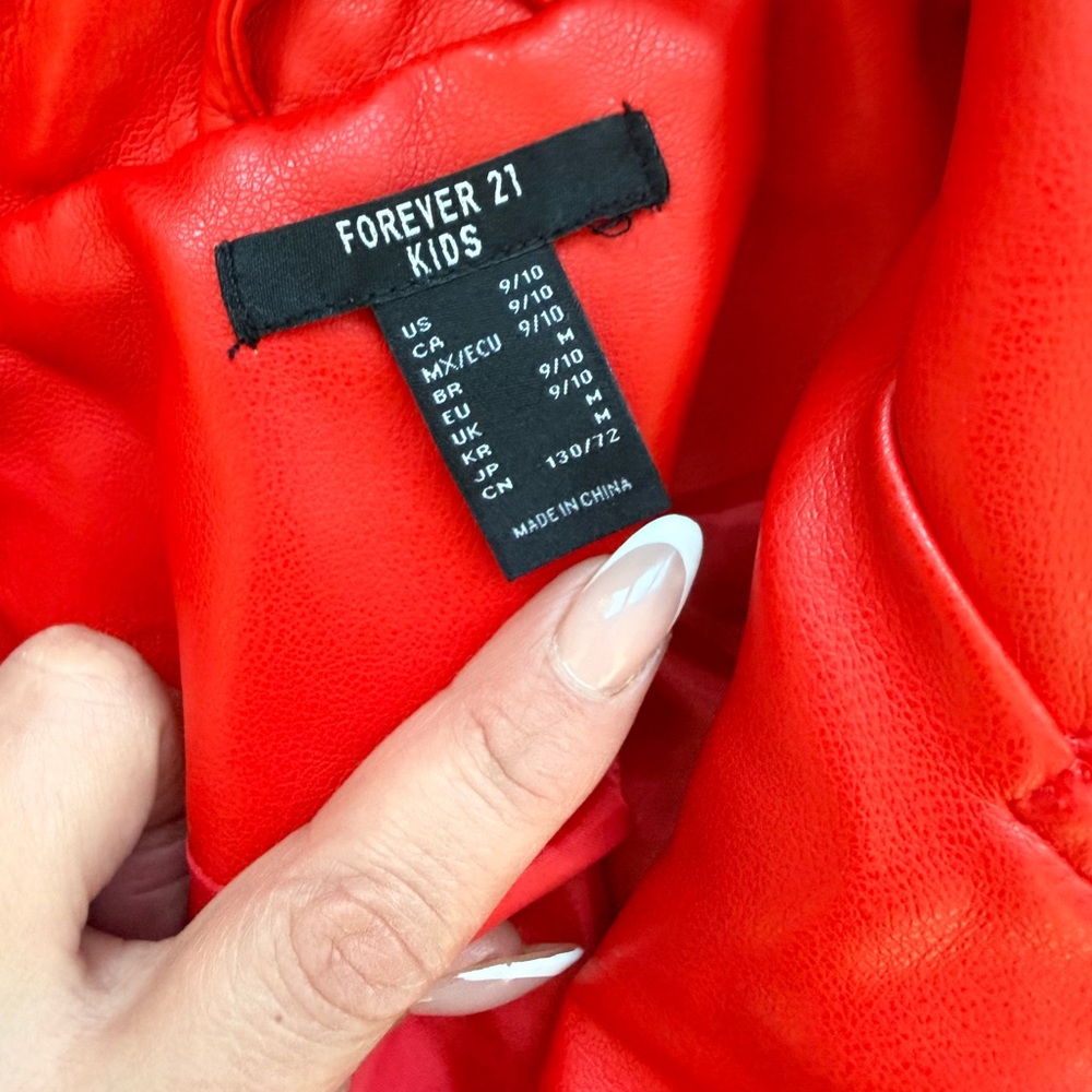 Forever 21 Kids Red Jacket - Picture 5 of 5